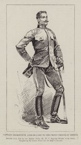 Capitaine Negroponte, aide de camp du prince héritier de Grèce - Henry Charles Seppings Wright